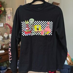 VANS SPONGEBOB long sleeve t shirt